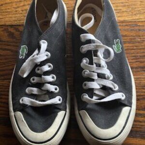 Lacoste Black and White Shoes